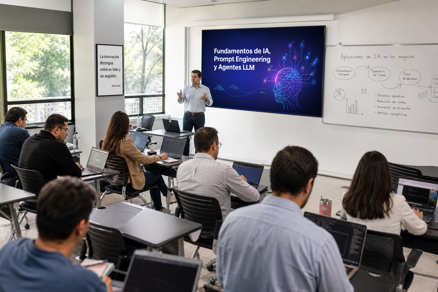 Cursos de IA para aplicar en tu trabajo si tienes poco tiempo | Tec