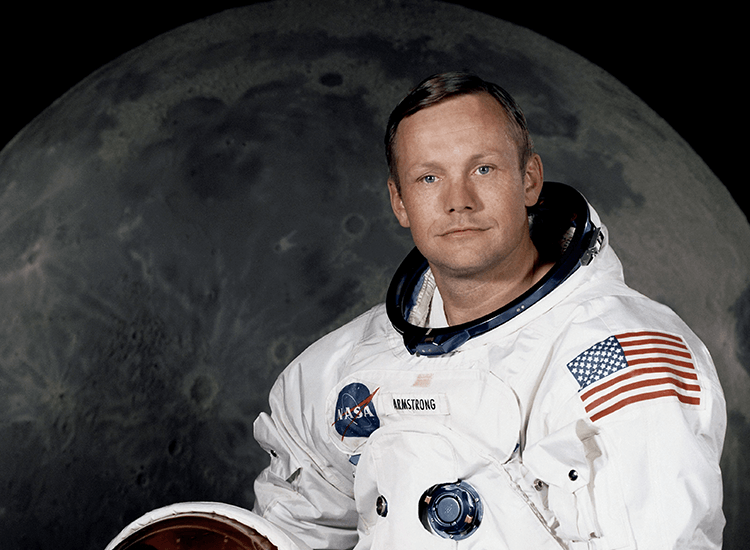 Retrato de Neil Armstrong